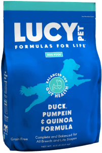 Lucy Pet Duck Pumpkin Quinoa Dog Food