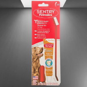 Petrodex Sentry Natural Peanut Flavor Pet Dental Kit