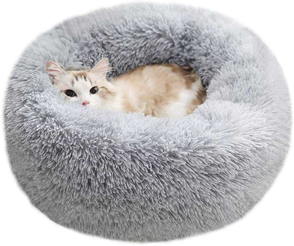 Self-Heated Cat Bed Plush & Cozy by BODISEINT
